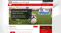 Desktop Screenshot of howellsoccerclub.com